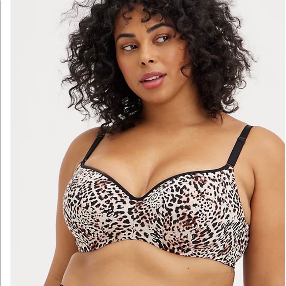 FULL COVERAGE BALCONETTE BRA - LEOPARD WITH 360° BACK SMOOTHING™ - Picture 1 of 3